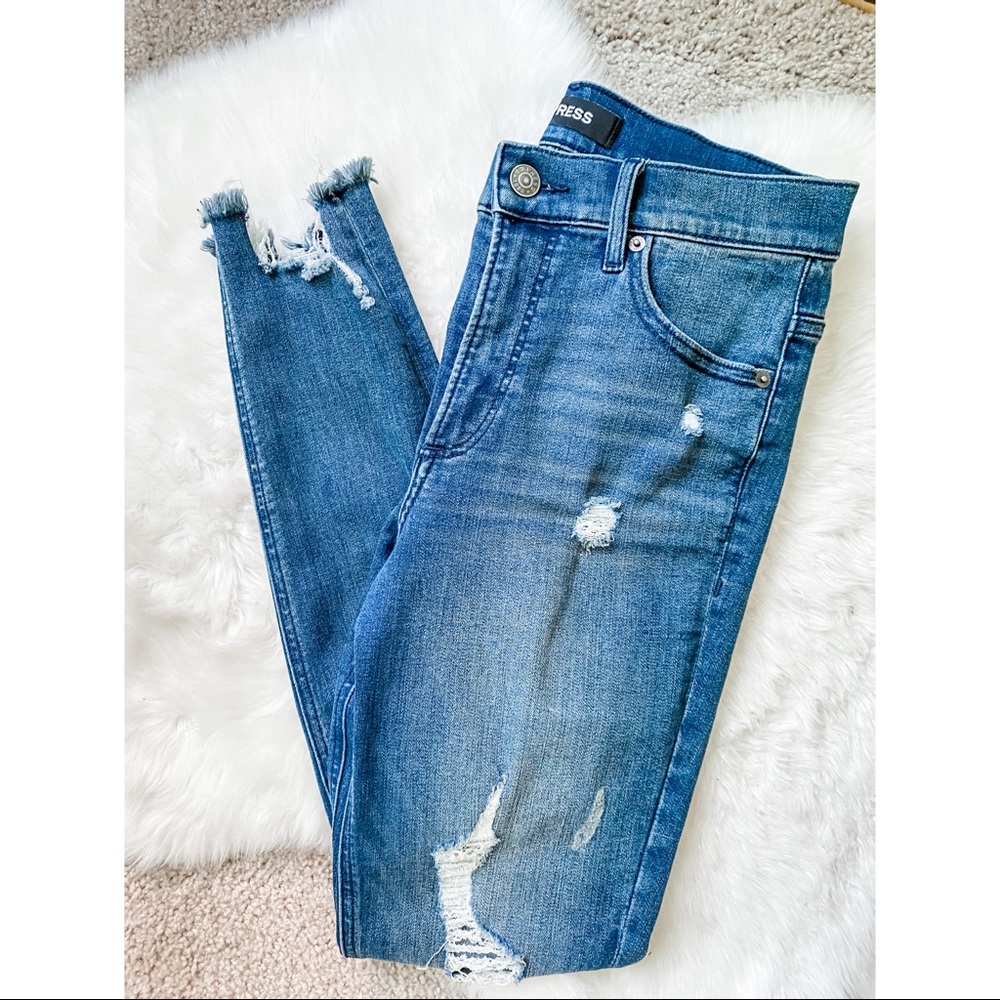 Express ankle jeans